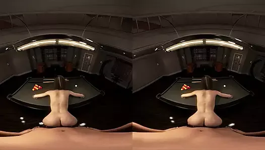 3D VR Pov, fucking a tiny skinny girl dogystyle, in 3D animation VR