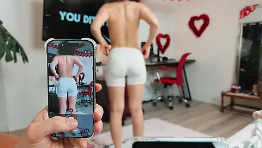 Stepsis Photoshoot Turned Into Blowjob!