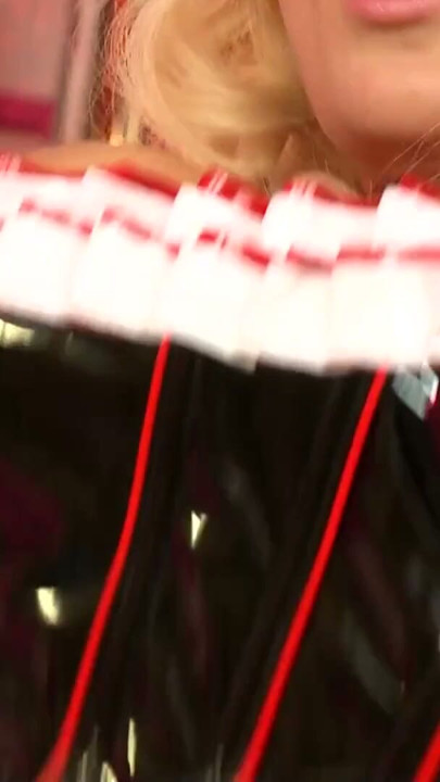 Corset wearing lesbian freaks use the strapon to recreate the sensations of a cock | Clip 1