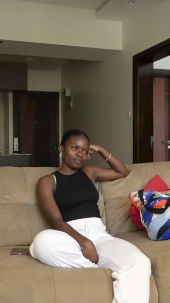 Busty 18yo Ebony Tight Pussy Pounded By BWC Producer In Couch Casting | Clip 1