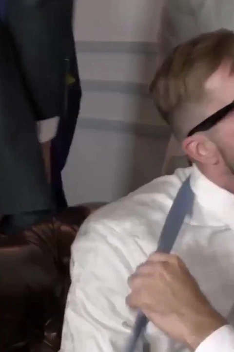 MENATPLAY - Denis Vega has wild orgy with hunky men in suits