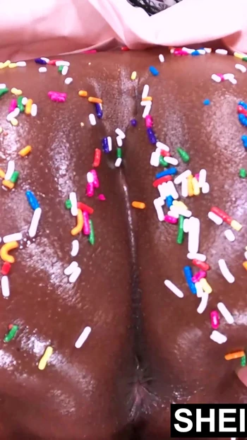 Thrilling moment from "I'm Winking My Sweet Sprinkles Coated Tiny Booty Hole, Pussy Closeup Asshole Erotica Fetish, Young"