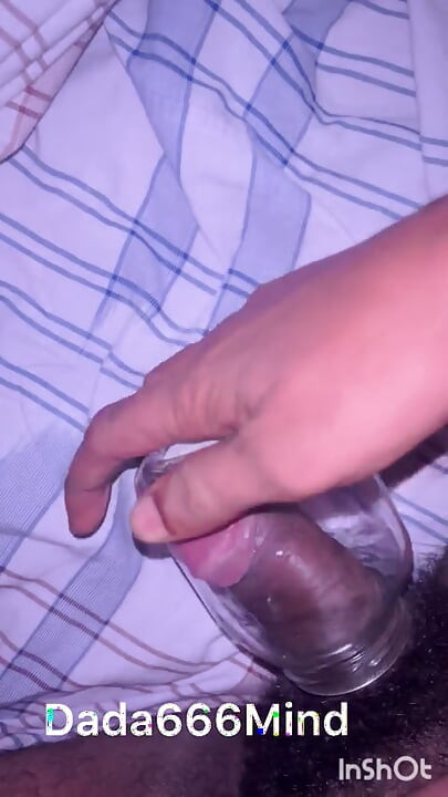 Indian Boy Mastrubate With Glass Jar