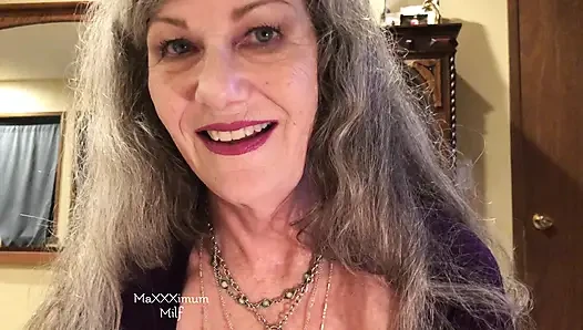 Sexy Mature Hot BJ + Swallow While Riding Dildo! MaXXXimumMilf
