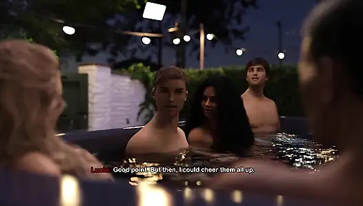 MY BIMBO DREAM 41 - heiße latina gibt doppelten handjob im whirlpool