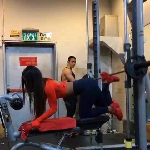 Sexy Israeli Girl at the gym pt3