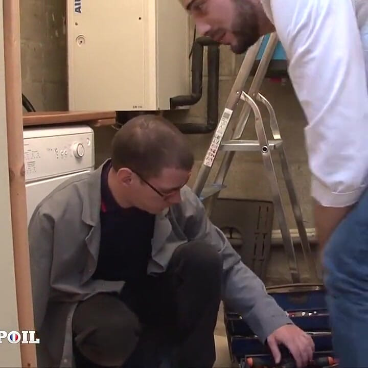 Skinny Black Slut From Islands Gets Hard Double Penetrated by Technicians