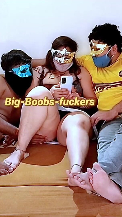 Key moment from "Stepmom = 3 Threesome hard sex between lust-hungry stepmom and stepson and stepson's friend."