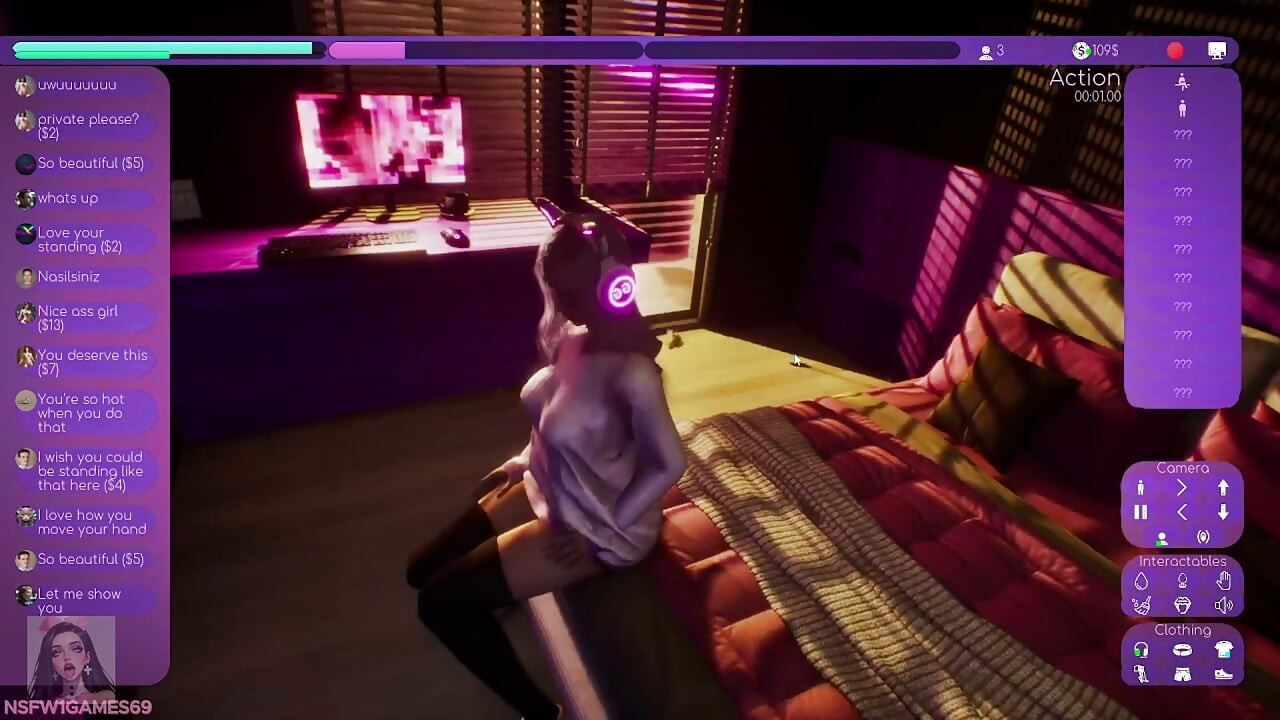 Simulator sa kamerama sa seksi E Girl