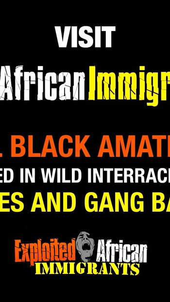 Key moment from "Fresh Of The Boat African Whore Hard DP'd And Hard Rough Fucked By 2 White Dudes"