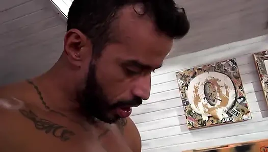 Pound threesome liar rocco style