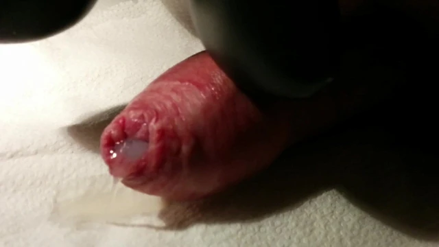 2 minute long oozing cumshot orgasm