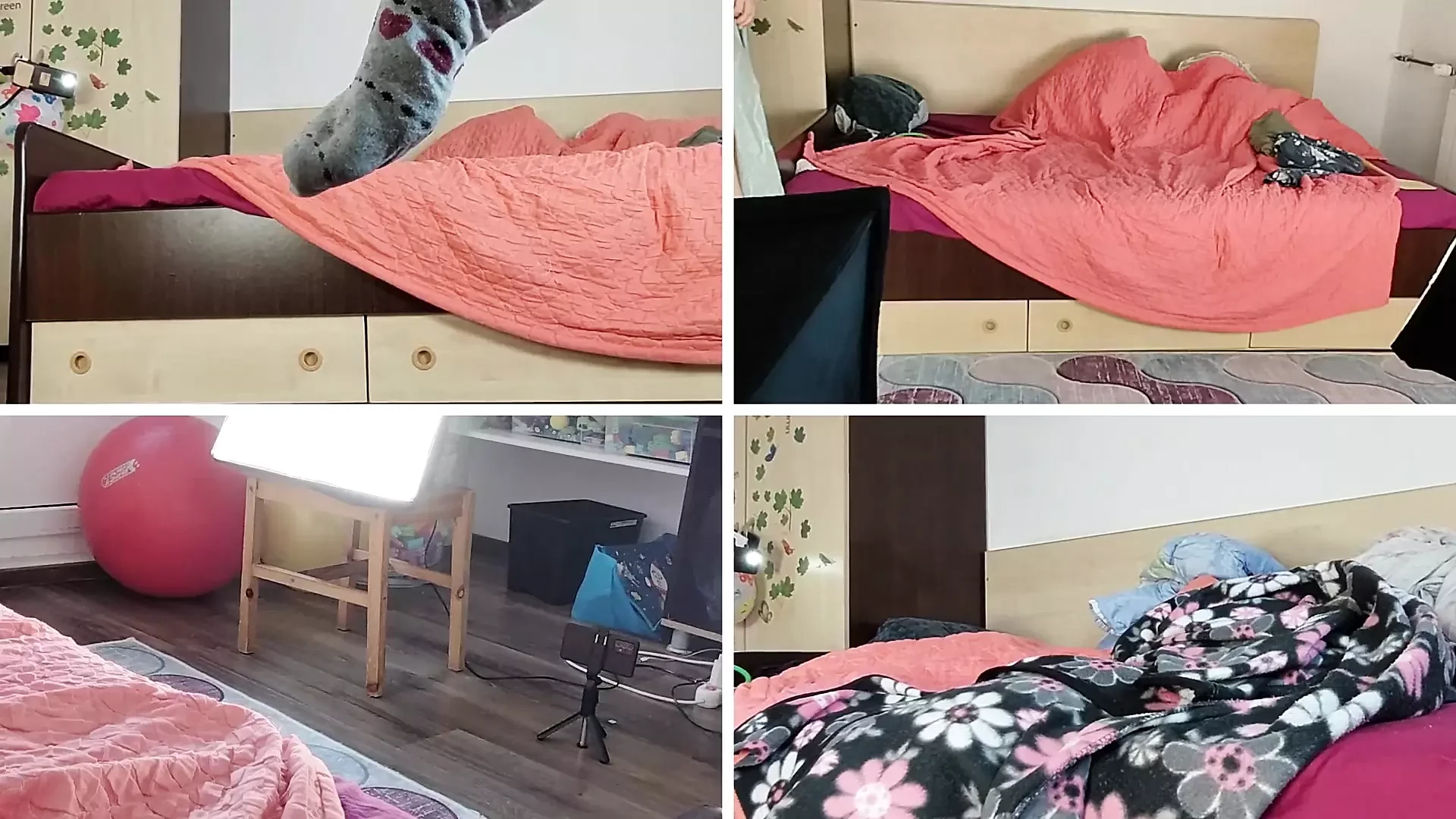 Sexig mamma som dansar naken i huset. Latina hårig, stor röv.