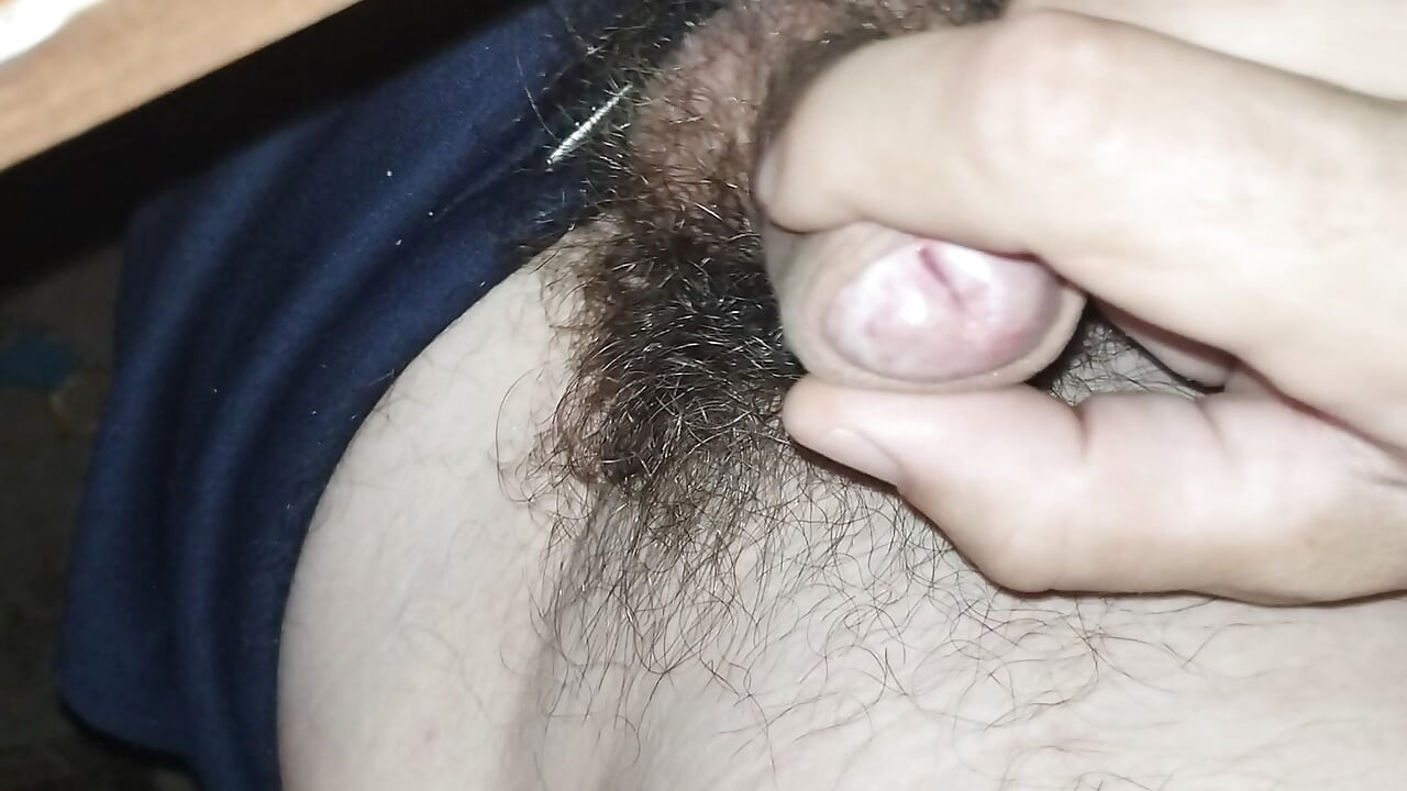 Selbstbefriedigung mit behaartem schwanz