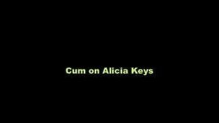 Éjaculation sur Alicia Keys