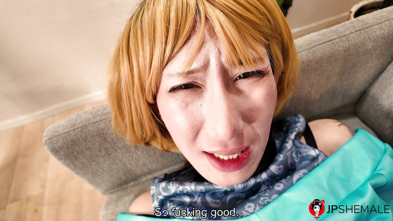 A Japanese shemale Miku Ashida enjoys anal sex with a guy.