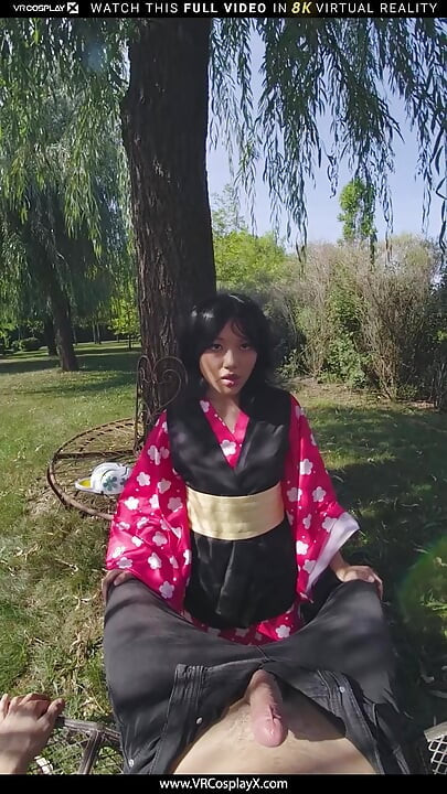 VRCosplayX Demon Slayer Mai Thai As Yaiba Makomo Became Hot And Lustful As Much As She Is Dangerous Part 1
