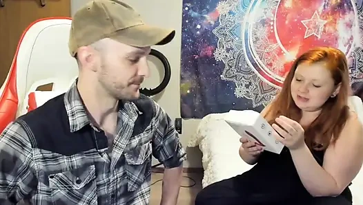 Animour panty dildo unboxing and masturbation