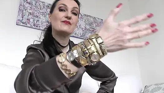 Nach der Vererbung der Uhr sexy Watch Sounds während der masturbation, Lady victoria Valente