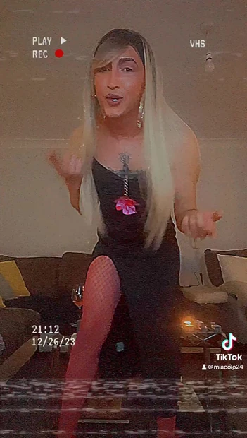 Latina ts having fun alone