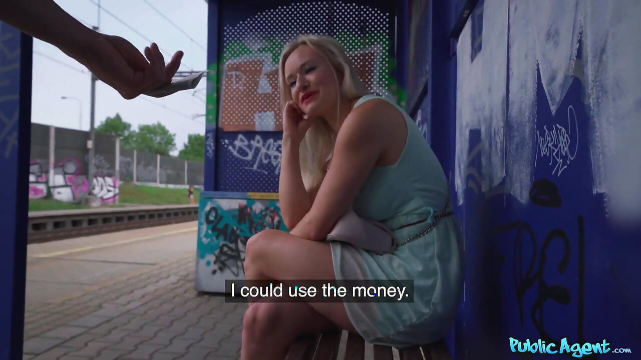 Public Agent - Big Tit Blonde Lily Joy Gets Fucked Behind Train Station