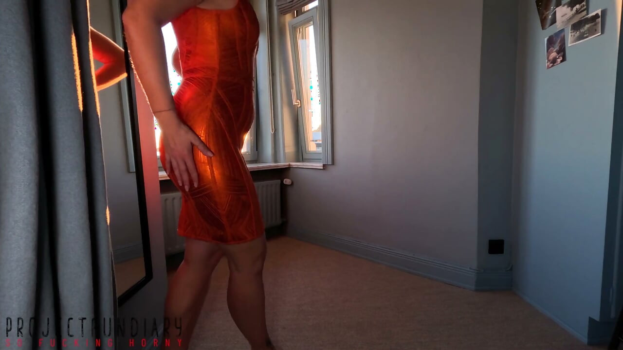 Sexy Lady in Tight Bodycon Dress Fucked Standing Doggystyle Risky Sundowner Window - Projectfundiary