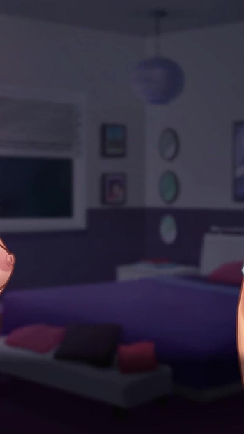 Key moment from "My stepsister lets me suck her huge milky tits (Summertime Saga #14) - Jazziuu"