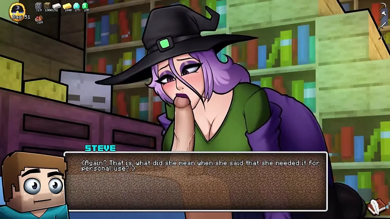 Minecraft เงี่ยนหัตถกรรม - ตอน 16 - แม่มดเงี่ยนอมควยโดย Loveskysanhentai