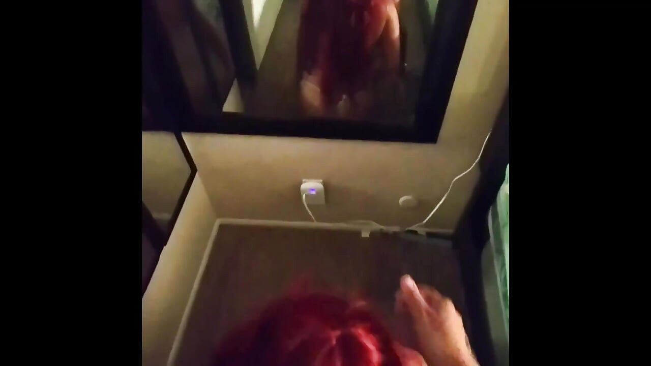 Redhead tinder  slut gets facial and swallows