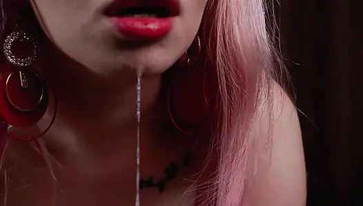 Красивая девушка унижает тебя неудачник и плюет на тебя! Sph