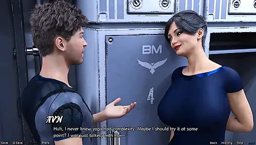 Gestrandet Im All - Stripperin MILF Zeigt Ihre Großen Titten