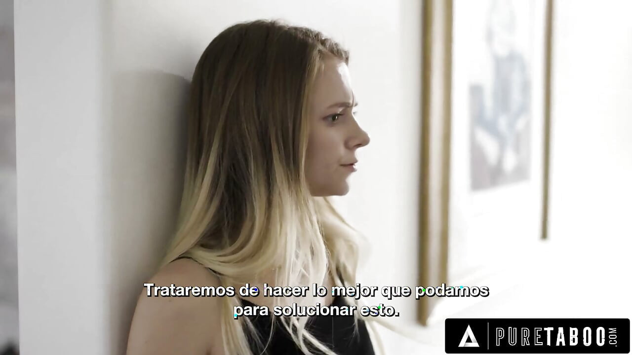 PURE TABOO Riley Star na pewno by pieprzyła swojego ojczyma, żeby poprawić mu humor - NAPISY PO HISZPAŃSKU