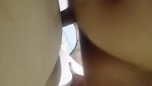Fucked as she wanted above and deep in her pussy