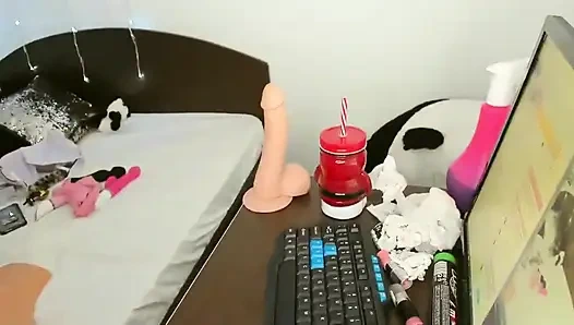 Скачка на сливочном виде перед