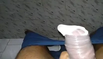 Desi BBC Cum in Condom Psrt 2