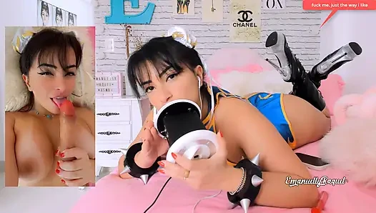 ПОРНО ASMR, ИНТЕНСИВНЫЙ ЧУН LI, КОСПЛЕЙ EMANUELLY RAQUEL, ЛИЗАНИЕ УХА AHEGAO, МИНЕТ И ТРАХ СИСЕК