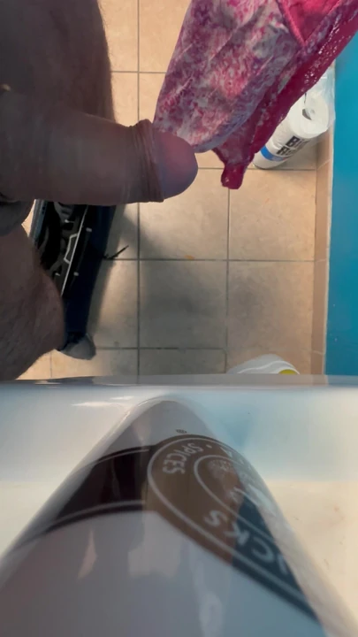 Cum jizzed satin panties