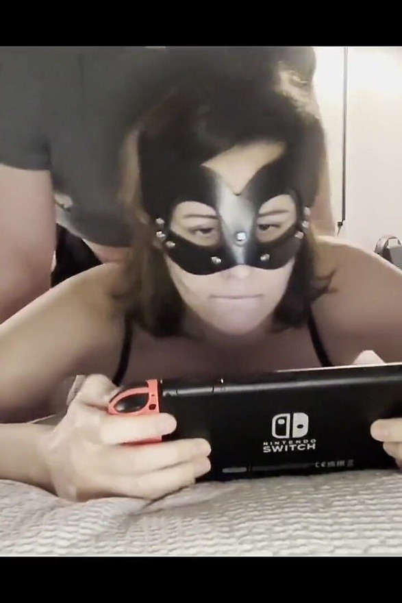 My Stepbrother Was Feeling Horny so I Let Him Use My Mouth and Pussy While I Played a Videogame