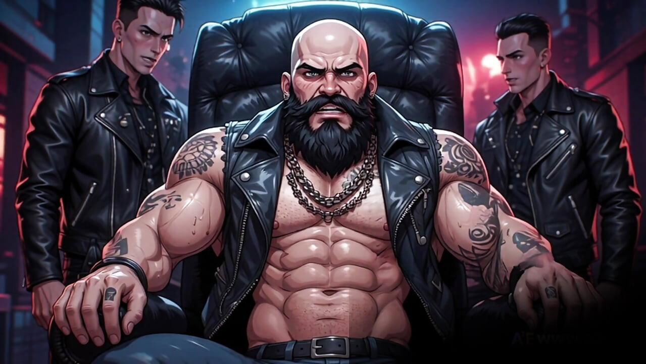 The New Platinum Slut Biker Gang - Anal Gangbang Anime Challenges