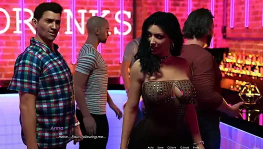 История куколда - Анна открывает ум своего бойфренда куколду в баре