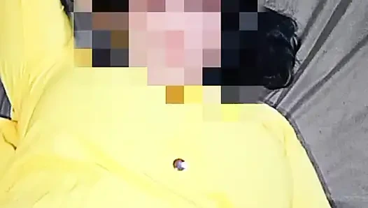 Very sexy aunty was seen rolling her eyes to leave me, pointing at me and asking me to move my penis.