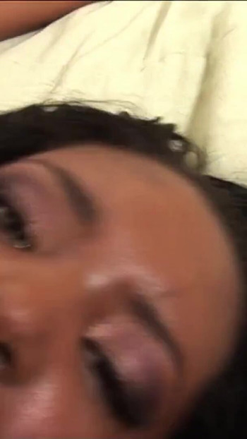 Thrilling moment from "Curvy Big Tits and Ass Black Ebony Teen Pure Shuga Have a Rough Fuck"