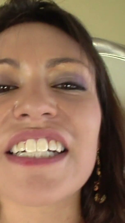 Horny latina Thea Marie loves to take facials from her lover | Clip 2