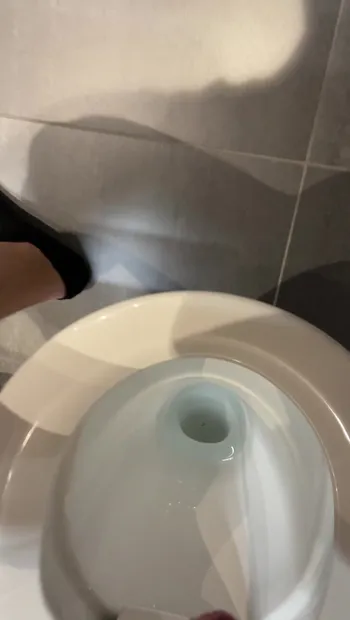 Huge white load in toilet