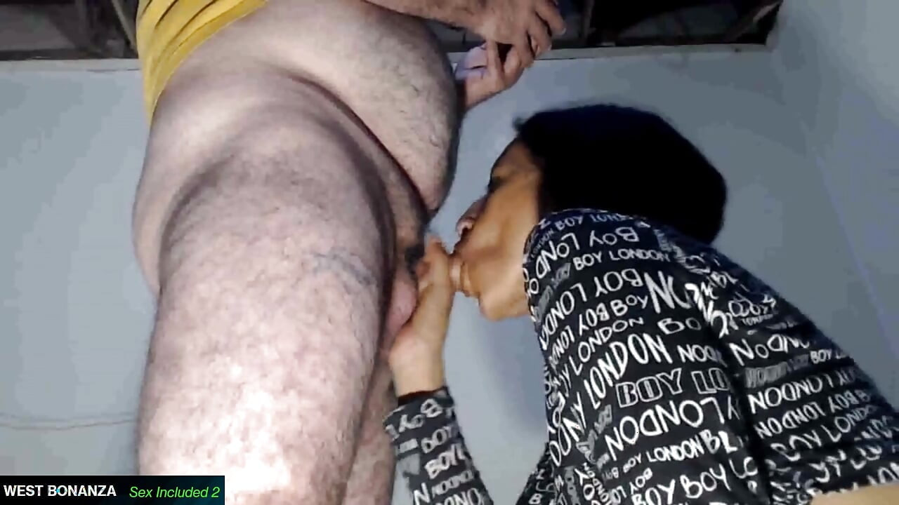 Latina Sucking Cum - on Her Knees Blowjob