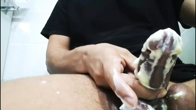 Eating yogurt that looks like semen from my dick