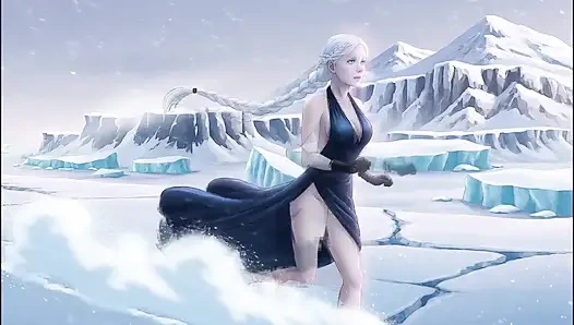 AI - Девушка-альбино в Снежном Иглу