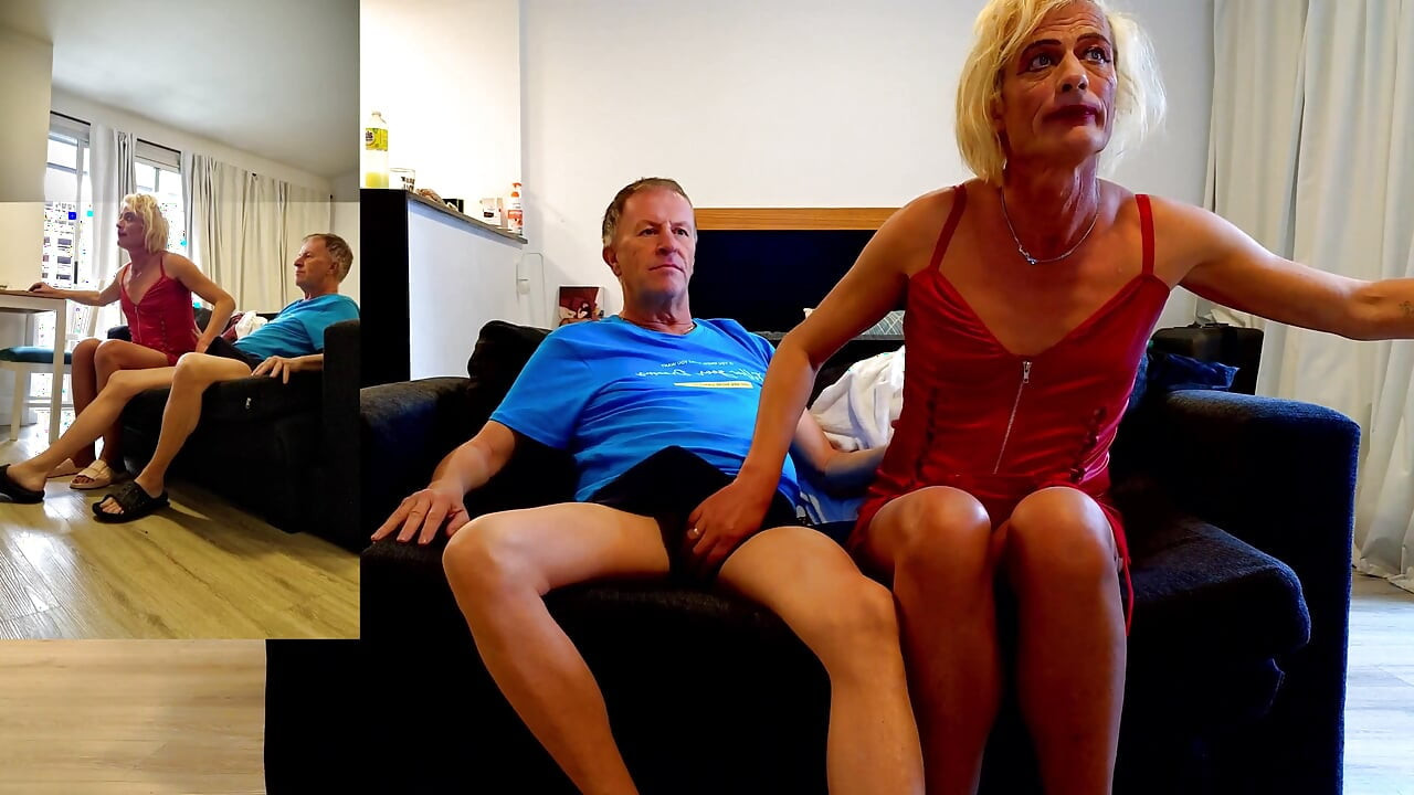 Najnoviji Seks Show Uživo, Gigi i Dave, Shemale i Muški Par, POV, Iza Kulisa, Seks preko Web Kamere, 02.09.2025