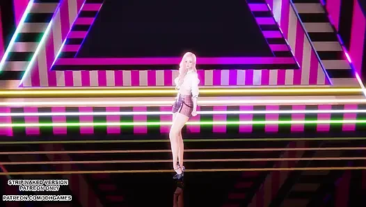 MMD NewJeans - ASAP - Seraphine sexy Kpop Dance Liga der Legenden Hentai unzensiert 4K 60FPS