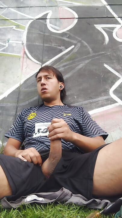 Otra paja más en el parque
